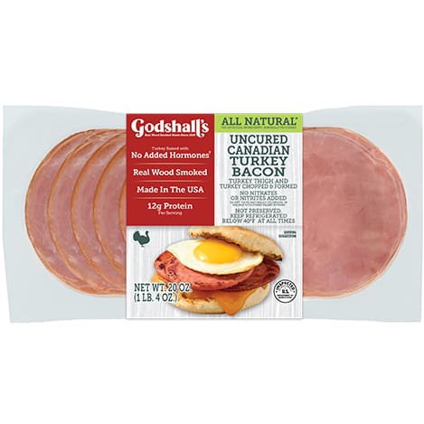 Read more about the article Uncured Canadian Turkey Bacon, 20 oz.
